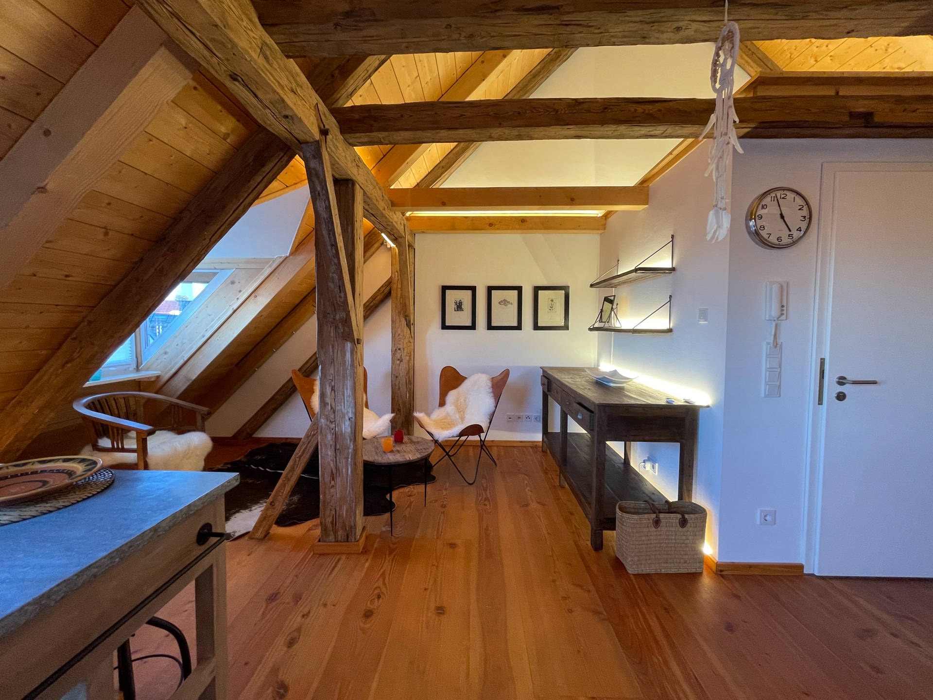 Leseecke und Aufenthaltsbereich